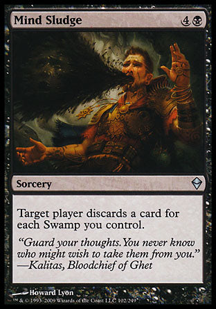 Mind Sludge (Zendikar) Near Mint Foil