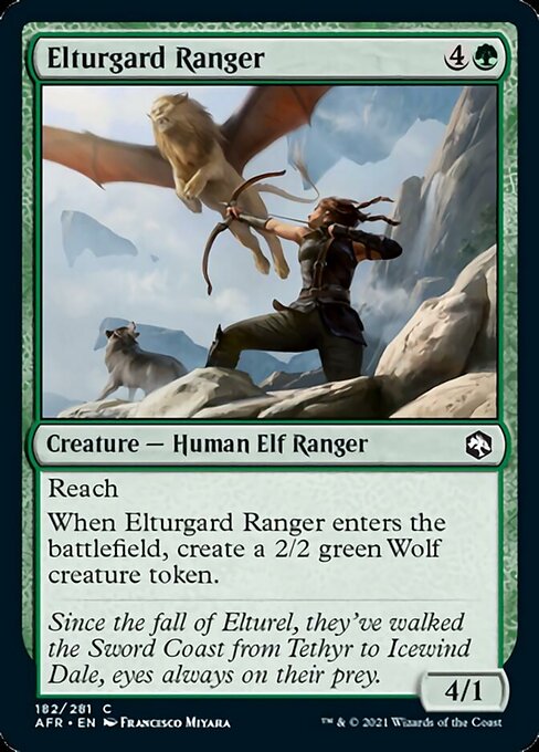 Elturgard Ranger (Adventures in the Forgotten Realms) Near Mint Foil