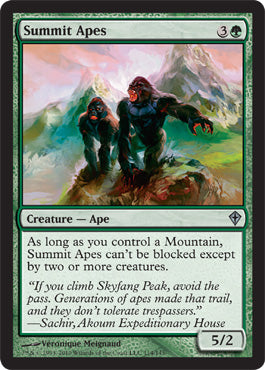 Summit Apes (Worldwake) Light Play Foil
