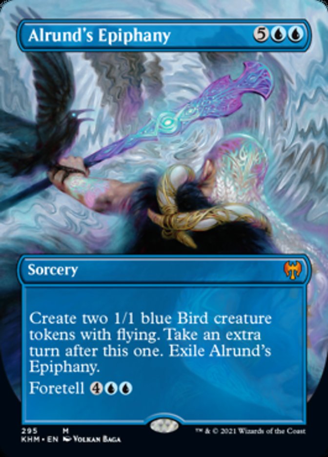 Alrund's Epiphany (Borderless) (Kaldheim) Near Mint