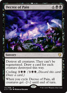 Decree of Pain (Commander 2017) Near Mint
