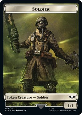 Soldier (004) / Arco-Flagellant Double-sided Token (Universes Beyond: Warhammer 40K) Near Mint