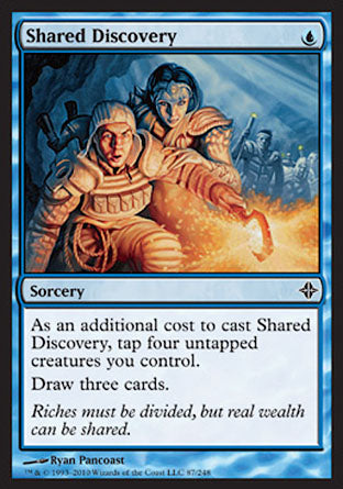 Shared Discovery (Rise of the Eldrazi) Near Mint Foil