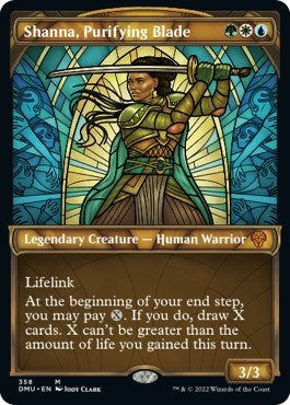 Shanna, Purifying Blade (Textured Foil) (Dominaria United) Near Mint