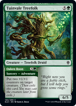 Tuinvale Treefolk (Throne of Eldraine) Near Mint Foil