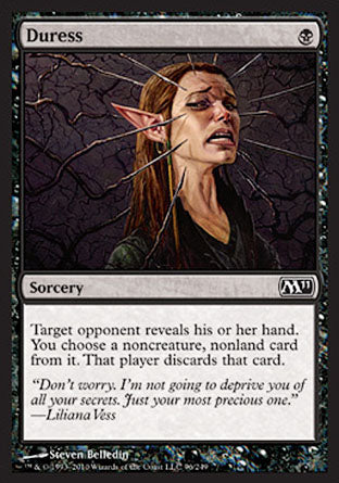 Duress (Magic 2011 Core Set) Light Play