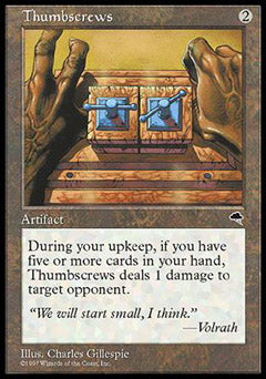 Thumbscrews (Tempest) Near Mint