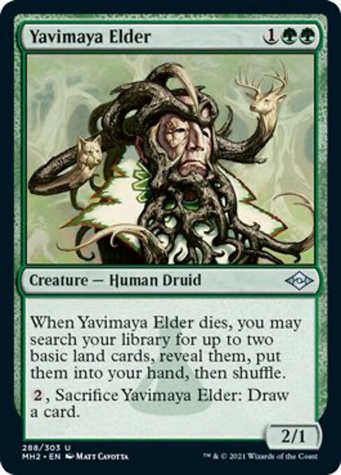 Yavimaya Elder (Modern Horizons 2) Near Mint Etched Foil
