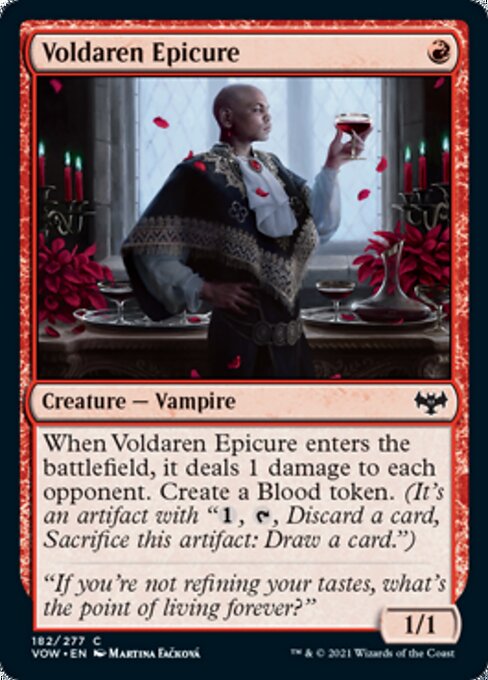 Voldaren Epicure (Innistrad: Crimson Vow) Near Mint Foil