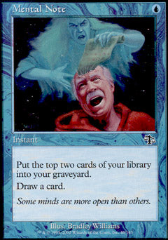 Mental Note (Judgment) Near Mint Foil