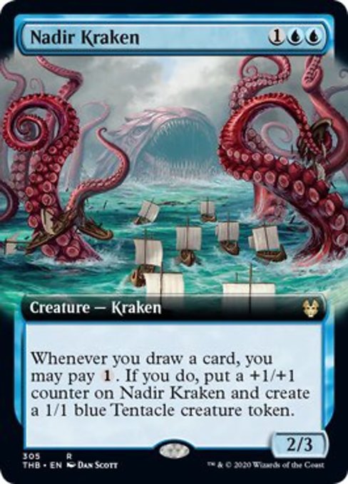 Nadir Kraken (Extended Art) (Theros Beyond Death) Near Mint Foil