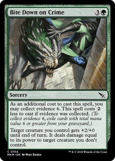 Bite Down on Crime (Murders at Karlov Manor) Near Mint Foil