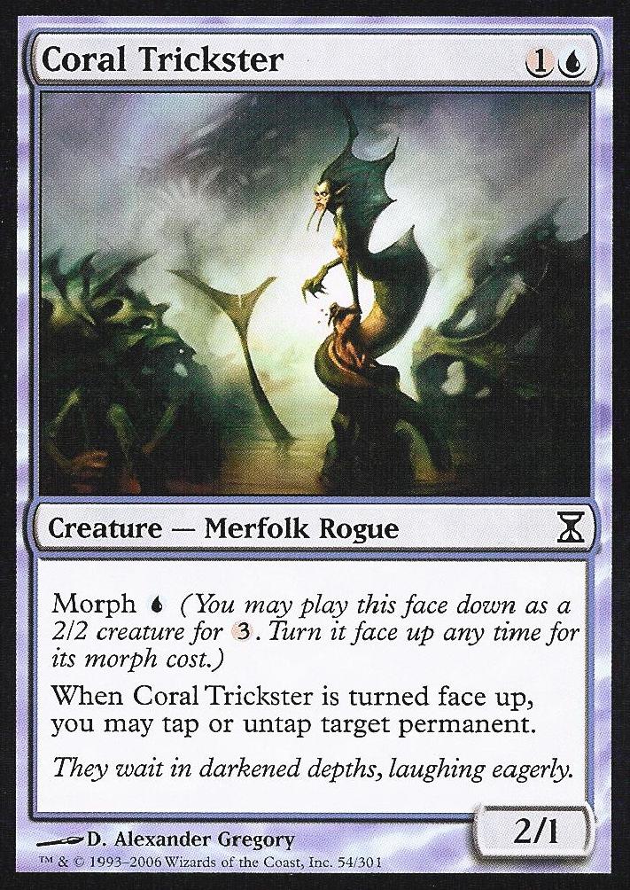 Coral Trickster (Time Spiral) Light Play Foil