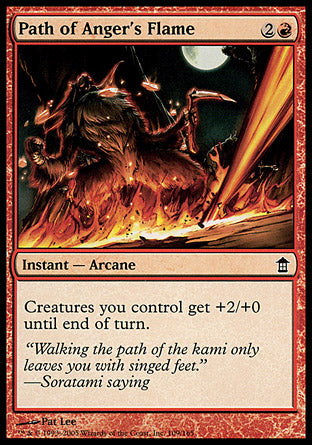 Path of Anger's Flame (Saviors of Kamigawa) Near Mint