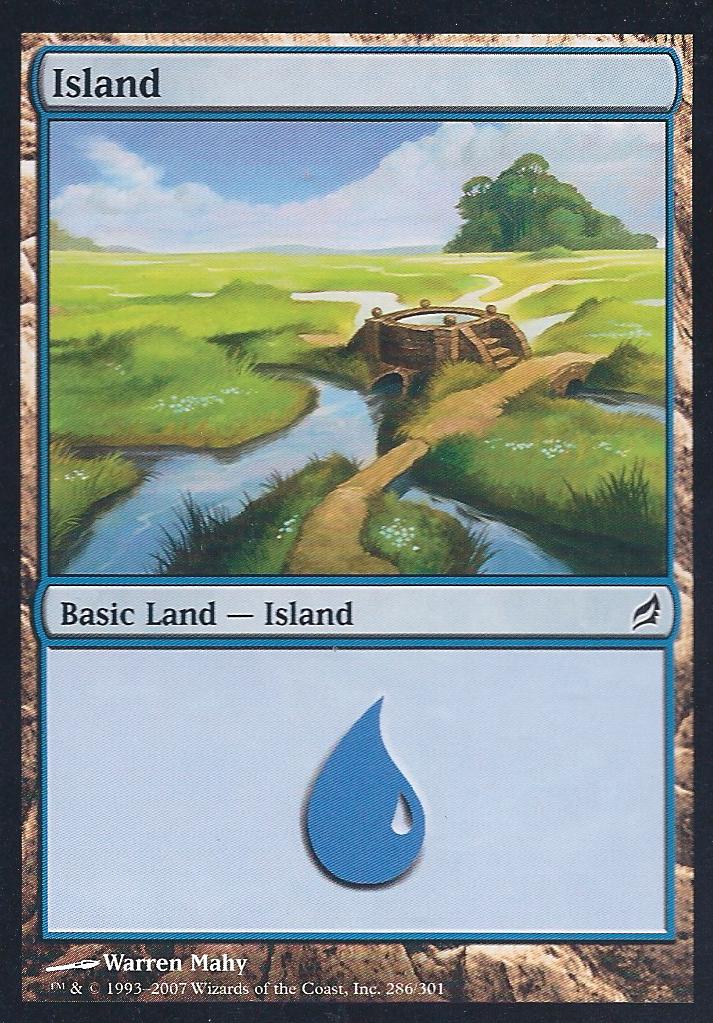 Island (286) (Lorwyn) Near Mint Italian