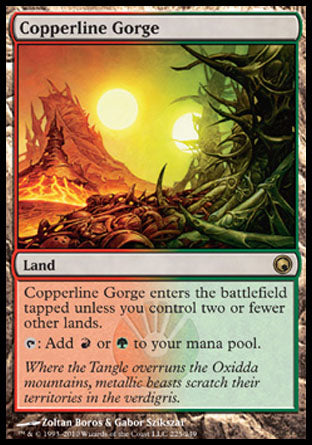 Copperline Gorge (Scars of Mirrodin) Near Mint