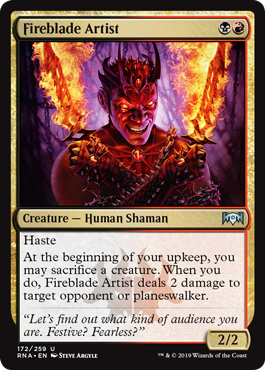 Fireblade Artist (Ravnica Allegiance) Near Mint Foil