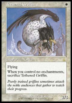 Tethered Griffin (Urza's Destiny) Light Play