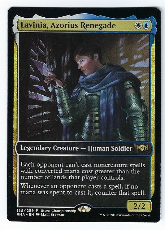 Lavinia Azorius Renegade Store Champ (Promotional Cards) Near Mint Foil