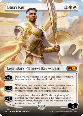Basri Ket (280) (Borderless) (Magic 2021 Core Set) Near Mint