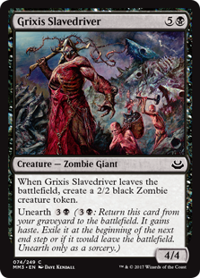 Grixis Slavedriver (Modern Masters 2017) Near Mint Foil