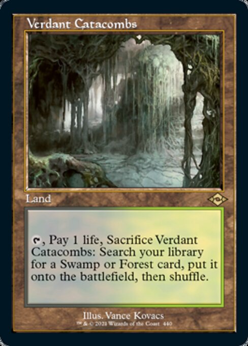 Verdant Catacombs (Retro Frame) (Modern Horizons 2) Near Mint Etched Foil