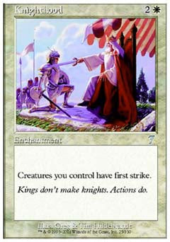 Knighthood (7th Edition) Near Mint Foil