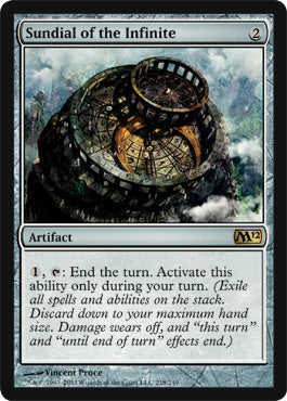 Sundial of the Infinite (Magic 2012 Core Set) Near Mint Foil