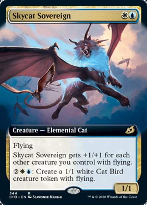 Skycat Sovereign (Extended Art) (Ikoria: Lair of Behemoths) Near Mint
