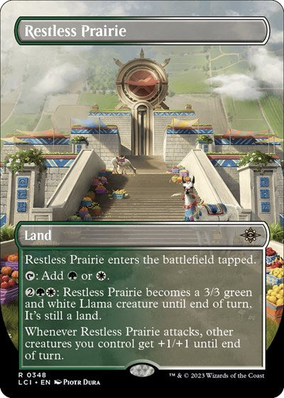 Restless Prairie (Borderless) (The Lost Caverns of Ixalan) Near Mint