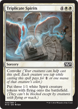 Triplicate Spirits (Magic 2015 Core Set) Near Mint Foil