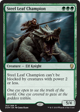 Steel Leaf Champion (Dominaria) Near Mint