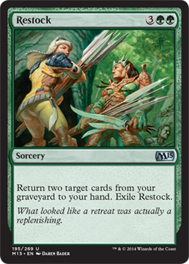 Restock (Magic 2015 Core Set) Near Mint Foil