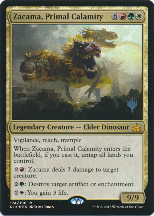 Zacama, Primal Calamity (Promo Pack) Near Mint