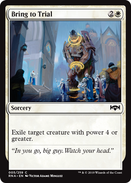 Bring to Trial (Ravnica Allegiance) Near Mint Foil