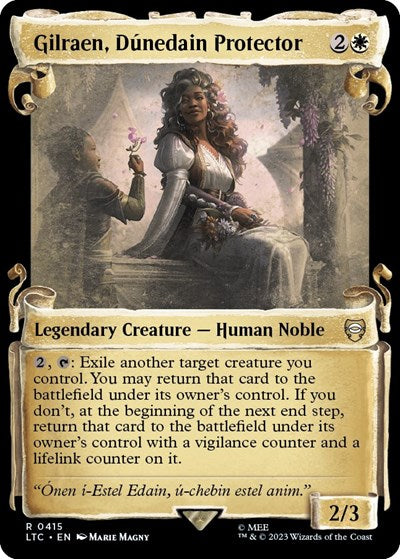 Gilraen, Dunedain Protector (Showcase Scrolls) (Commander: The Lord of the Rings: Tales of Middle-earth) Near Mint