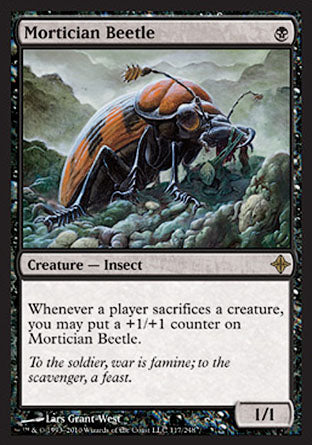 Mortician Beetle (Rise of the Eldrazi) Near Mint Foil