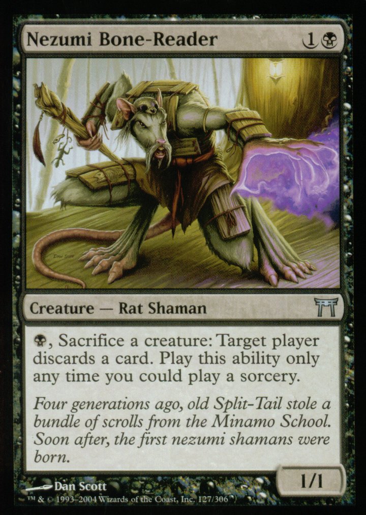 Nezumi Bone-Reader (Champions of Kamigawa) Near Mint Foil