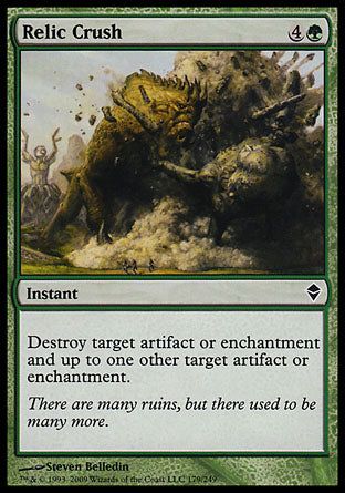 Relic Crush (Zendikar) Near Mint Foil