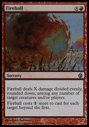 Fireball (Premium Deck Series: Fire and Lightning) Near Mint Foil