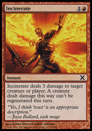 Incinerate (10th Edition) Good