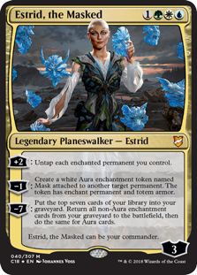 Estrid, the Masked (Commander 2018) Near Mint Foil