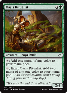 Oasis Ritualist (Hour of Devastation) Near Mint Foil