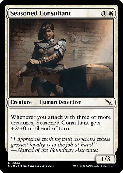 Seasoned Consultant (Murders at Karlov Manor) Near Mint