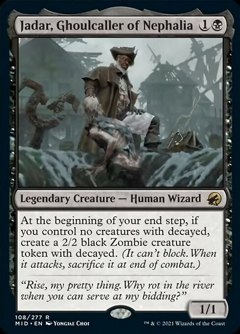 Jadar, Ghoulcaller of Nephalia (Innistrad: Midnight Hunt) Near Mint Foil