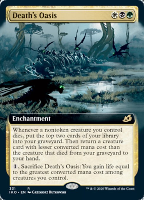 Deaths Oasis (Extended Art) (Ikoria: Lair of Behemoths) Near Mint Foil