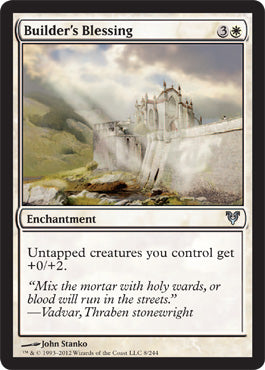 Builder's Blessing (Avacyn Restored) Near Mint Foil