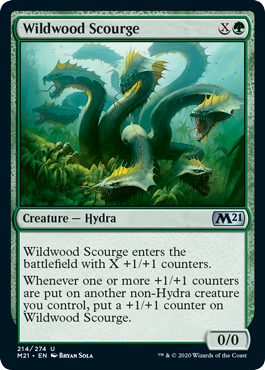 Wildwood Scourge (Magic 2021 Core Set) Near Mint Foil