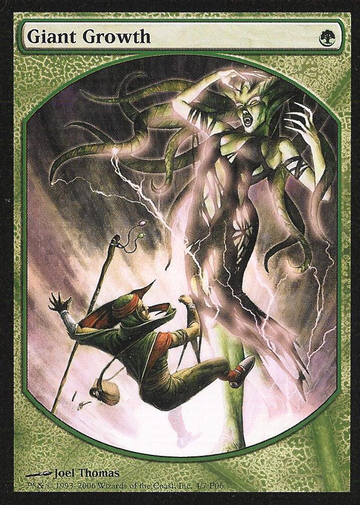 Giant Growth (Textless) (Promotional Cards) Light Play