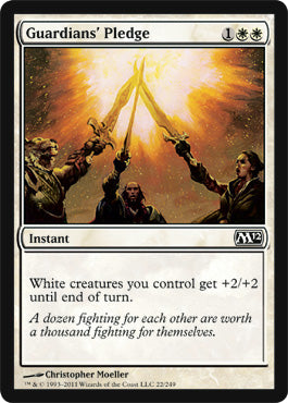 Guardians' Pledge (Magic 2012 Core Set) Near Mint Foil